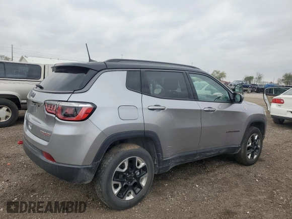 2017 Jeep Compass Trailhawk с VIN 3C4NJDDB6HT689305, выставлен на аукционе Copart как лот 54889585 с пробегом 43 686 миль миль и Списание • Salvage title. История ставок и продаж доступна на DreamBid. Изображение 3.