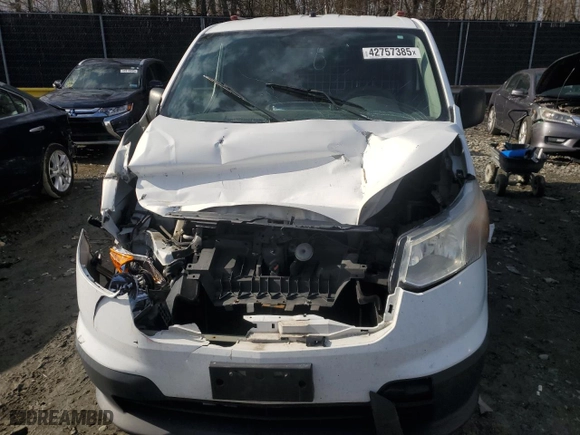 2017 Chevrolet City Express Cargo Van LS with VIN 3N63M0YN2HK706826, listed as a Copart auction lot 42757385 with 201,547 mi miles and Salvage Title. Bid and sale history available at carsss.com. Image 5.