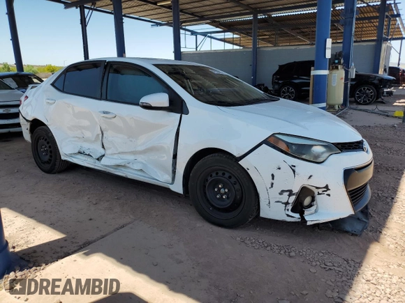 2016 Toyota Corolla L with VIN 2T1BURHE9GC510168, listed as a Copart auction lot 62589405 with 177,605 mi miles and Salvage title. Bid and sale history available at DreamBid. Image 4.