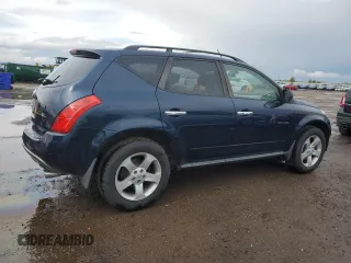 2005 Nissan Murano SL z VIN JN8AZ08T45W318883, wystawiony jako Copart lot #56180225 z przebiegiem 165 436 mil mil oraz Szkoda całkowita • Salvage title. Historia ofert i sprzedaży dostępna na DreamBid. Obrazek 3.