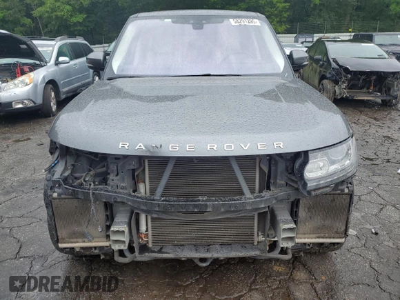 2017 Land Rover Range Rover HSE with VIN SALGS2FV2HA341048, listed as a Copart auction lot 58291295 with 135,135 mi miles and Salvage title. Bid and sale history available at DreamBid. Image 5.