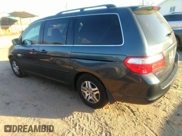 2006 Honda Odyssey EX-L with VIN 5FNRL386X6B452864, listed as a IAAI auction lot 41878327 with 197,923 mi miles. Bid and sale history available at carsss.com. Image 3.