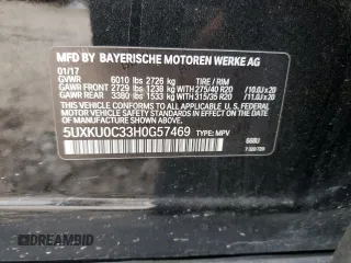 2017 BMW X6 sDrive35i z VIN 5UXKU0C33H0G57469, wystawiony jako Copart lot #51586025 z przebiegiem 74 070 mil mil oraz Szkoda całkowita • Salvage title. Historia ofert i sprzedaży dostępna na DreamBid. Obrazek 14.