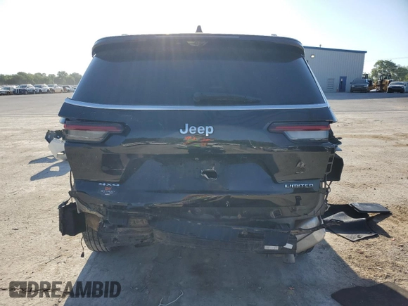 2023 Jeep Grand Cherokee Limited с VIN 1C4RJKBG1P8853478, выставлен на аукционе Copart как лот 56348515 с пробегом 43 326 миль миль и Списание • Salvage title. История ставок и продаж доступна на DreamBid. Изображение 6.