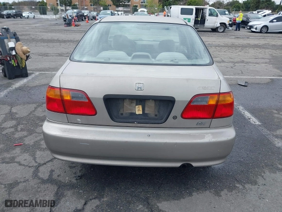 2000 Honda Civic DX with VIN 1HGEJ6625YL058339, listed as a IAAI auction lot 41521835 with 120,282 mi miles. Bid and sale history available at carsss.com. Image 16.