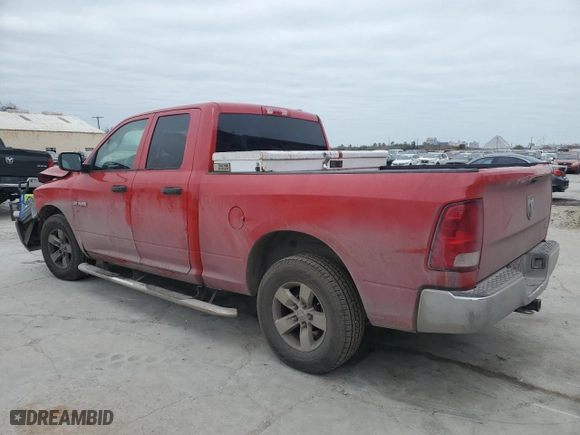 2010 Dodge Ram 1500 SLT with VIN 1D7RB1GP1AS228708, listed as a Copart auction lot 46297195 with 264,455 mi miles and Salvage Title. Bid and sale history available at carsss.com. Image 2.