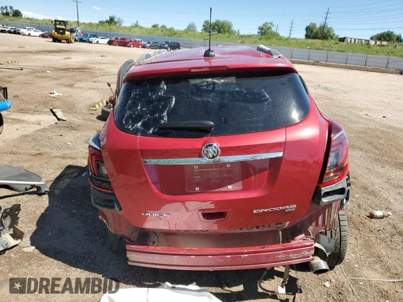 2017 Buick Encore Preferred with VIN KL4CJESB9HB027004, listed as a Copart auction lot 61226505 with Not provided miles and Salvage title. Bid and sale history available at DreamBid. Image 6.