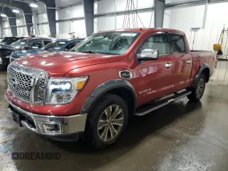 2017 Nissan Titan Platinum Reserve с VIN 1N6AA1E54HN555265, выставлен на аукционе Copart как лот 62717105 с пробегом 111 582 миль миль и Чистый • Clean title. История ставок и продаж доступна на DreamBid. Изображение 1.