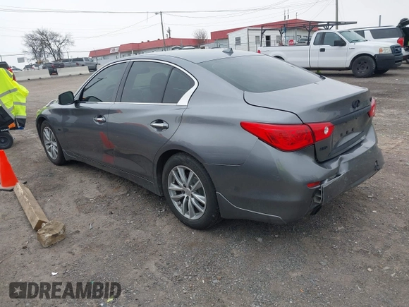 2016 Infiniti Q50 Premium with VIN JN1EV7AR5GM345768, listed as a IAAI auction lot 41738518 with 124,783 mi miles and . Bid and sale history available at carsss.com. Image 3.
