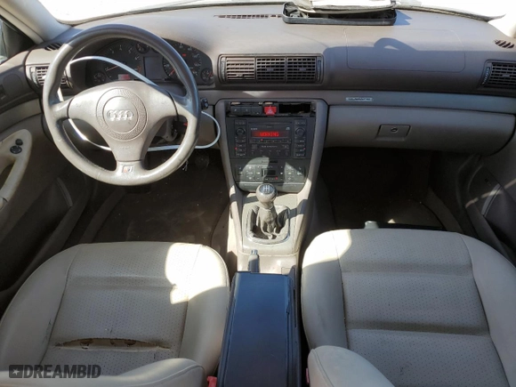 2001 Audi A4 with VIN WAUDC68DX1A105981, listed as a Copart auction lot 65834454 with 120,470 mi miles and Salvage Title. Bid and sale history available at carsss.com. Image 8.