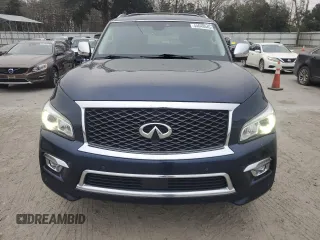 2017 Infiniti QX80 z VIN JN8AZ2NF3H9644669, wystawiony jako Copart lot #44648645 z przebiegiem 144 021 mil mil oraz Czysty tytuł • Clean title. Historia ofert i sprzedaży dostępna na DreamBid. Obrazek 5.
