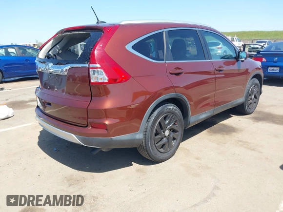 2015 Honda CR-V EX-L with VIN 2HKRM3H78FH510610, listed as a IAAI auction lot 41993196 with Not Provided miles and . Bid and sale history available at carsss.com. Image 4.