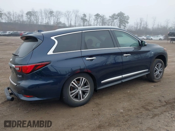 2020 Infiniti QX60 Pure z VIN 5N1DL0MM0LC515634, wystawiony jako IAAI lot #41904883 z przebiegiem 26 722 mil mil oraz . Historia ofert i sprzedaży dostępna na DreamBid. Obrazek 4.