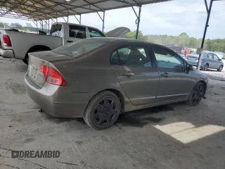 2008 Honda Civic LX with VIN 2HGFA16558H336073, listed as a Copart auction lot 52354495 with 124,035 mi miles and Salvage Title. Bid and sale history available at DreamBid. Image 3.