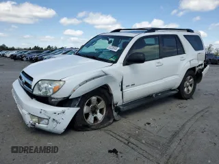2005 Toyota 4Runner SR5 with VIN JTEBT14R950057489, listed as a Copart auction lot 52220245 with 287,061 mi miles and Salvage Title. Bid and sale history available at DreamBid. Image 1.