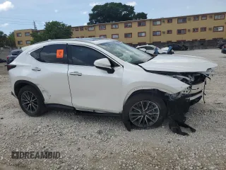 2025 Lexus NX 350 Premium with VIN 2T2GGCEZ9SC076517, listed as a Copart auction lot 58912265 with 4,530 mi miles and Non repairable. Bid and sale history available at DreamBid. Image 4.