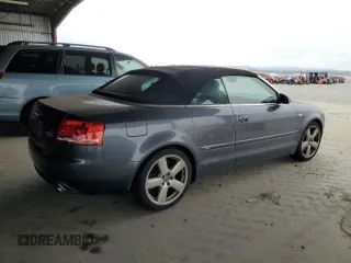 2007 Audi A4 with VIN WAUEF48HX7K031192, listed as a Copart auction lot 60358095 with 107,739 mi miles and Clean title. Bid and sale history available at DreamBid. Image 3.