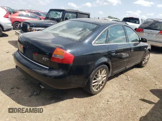 2002 Audi A6 with VIN WAULD64B32N096886, listed as a Copart auction lot 67728714 with 0 mi miles and Salvage Title. Bid and sale history available at carsss.com. Image 3.