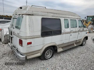 1991 Chevrolet Chevy Van z VIN 1GBEG25K9M7125247, wystawiony jako Copart lot #75549674 z przebiegiem 108 756 mil mil oraz Czysty tytuł • Clean title. Historia ofert i sprzedaży dostępna na DreamBid. Obrazek 3.