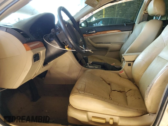 2005 Acura TSX with VIN JH4CL96835C000472, listed as a Copart auction lot 73704164 with 188,101 mi miles and Salvage title. Bid and sale history available at DreamBid. Image 7.