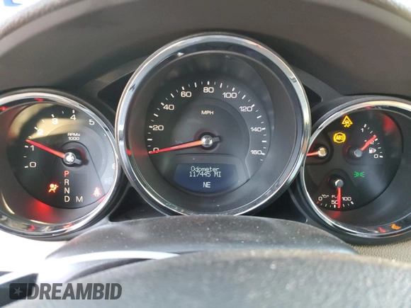 2010 Cadillac CTS with VIN 1G6DK5EV3A0101180, listed as a Copart auction lot 42167365 with 117,445 mi miles and Salvage Title. Bid and sale history available at DreamBid. Image 9.