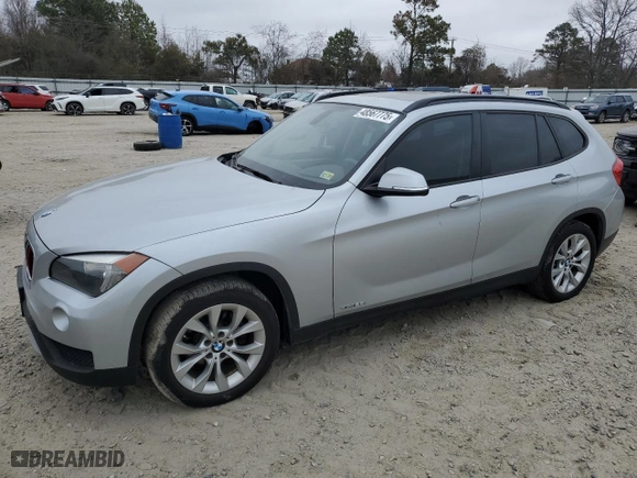 2014 BMW X1 xDrive28i with VIN WBAVL1C52EVY13518, listed as a Copart auction lot 48567775 with 0 mi miles and Salvage Title. Bid and sale history available at carsss.com. Image 1.