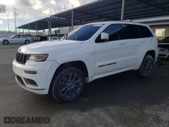 2019 Jeep Grand Cherokee Overland with VIN 1C4RJFCG1KC592252, listed as a Copart auction lot 86572234 with 149,446 mi miles and Salvage Title. Bid and sale history available at carsss.com. Image 1.