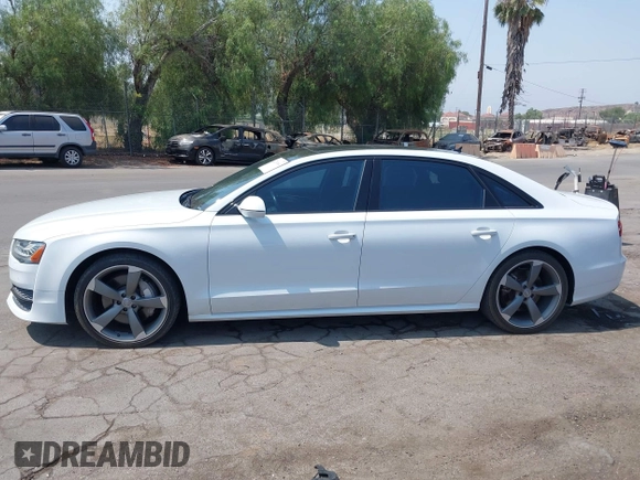 2017 Audi A8 Sport with VIN WAU43AFD3HN010445, listed as a IAAI auction lot 42714864 with 106,748 mi miles and . Bid and sale history available at DreamBid. Image 15.