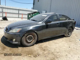 2006 Lexus IS 250 with VIN JTHBK262665022280, listed as a Copart auction lot 54563265 with 196,580 mi miles and Salvage Title. Bid and sale history available at DreamBid. Image 1.