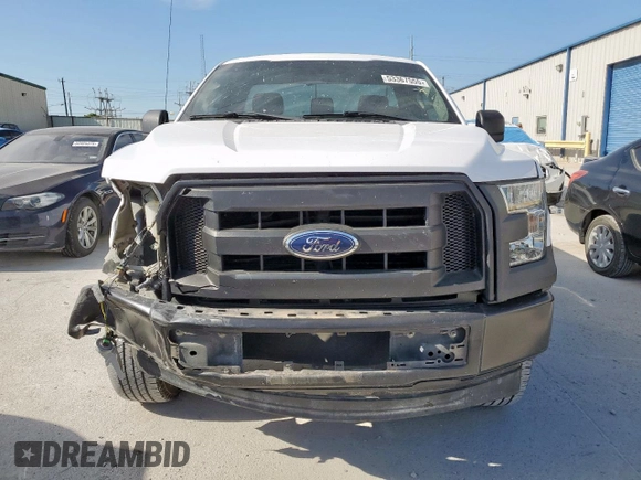 2017 Ford F-150 XL with VIN 1FTMF1C82HKC42585, listed as a Copart auction lot 53367555 with 130,630 mi miles and Salvage title. Bid and sale history available at DreamBid. Image 5.