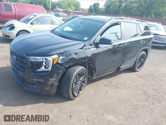 2023 GMC Terrain SLE с VIN 3GKALMEG4PL135038, выставлен на аукционе IAAI как лот 42395597 с пробегом 18 600 миль миль и . История ставок и продаж доступна на DreamBid. Изображение 2.