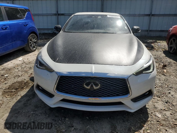 2020 Infiniti Q60 Red Sport 400 with VIN JN1FV7EL0LM460427, listed as a Copart auction lot 73353544 with 40,881 mi miles and Salvage title. Bid and sale history available at DreamBid. Image 5.