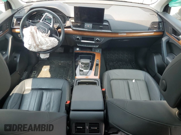 2021 Audi Q5 Premium with VIN WA1AAAFY6M2034114, listed as a Copart auction lot 59096955 with 45,267 mi miles and Clean title. Bid and sale history available at DreamBid. Image 8.