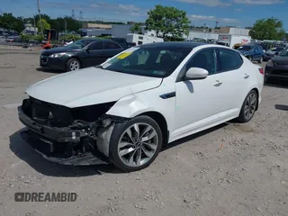 2015 Kia Optima SX Turbo with VIN 5XXGR4A60FG383315, listed as a IAAI auction lot 42299144 with 95,615 mi miles and . Bid and sale history available at DreamBid. Image 16.