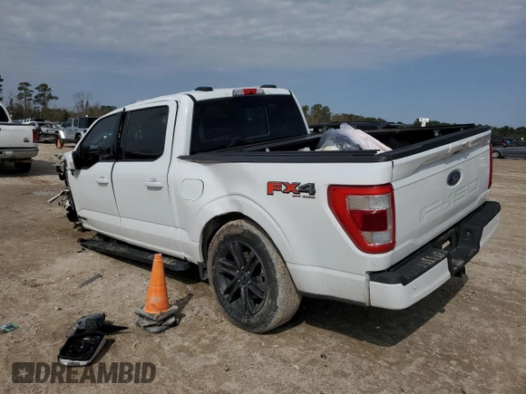 2022 Ford F-150 XL with VIN 1FTFW1ED2NFA67195, listed as a Copart auction lot 45288185 with 57,295 mi miles and Non Repairable. Bid and sale history available at carsss.com. Image 2.