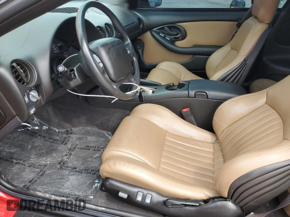 2001 Pontiac Firebird Formula with VIN 2G2FV22G912141350, listed as a Copart auction lot 60316965 with 4,895 mi miles and Clean title. Bid and sale history available at DreamBid. Image 7.