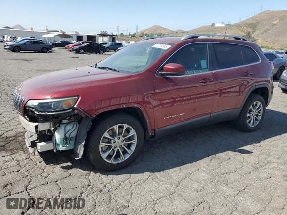 2020 Jeep Cherokee Latitude Plus with VIN 1C4PJLLB5LD624061, listed as a Copart auction lot 57275245 with 87,962 mi miles and Salvage title. Bid and sale history available at DreamBid. Image 1.