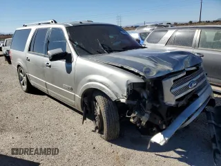 2008 Ford Expedition EL Limited with VIN 1FMFK20538LA12614, listed as a Copart auction lot 43982575 with 150,949 mi miles and Salvage Title. Bid and sale history available at carsss.com. Image 4.