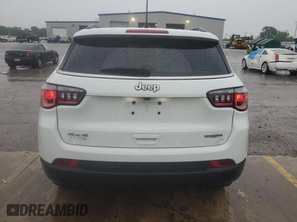 2023 Jeep Compass Latitude with VIN 3C4NJDBN4PT512845, listed as a Copart auction lot 55153135 with 52,410 mi miles and Salvage title. Bid and sale history available at DreamBid. Image 6.