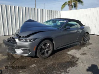2024 Ford Mustang EcoBoost z VIN 1FAGP8UH2R5134264, wystawiony jako Copart lot #60732625 z przebiegiem 20 997 mil mil oraz Szkoda całkowita • Salvage title. Historia ofert i sprzedaży dostępna na DreamBid. Obrazek 1.
