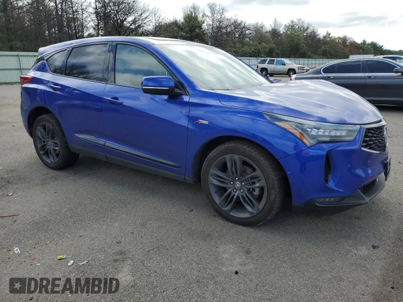 2022 Acura RDX w/A-Spec Package with VIN 5J8TC2H62NL005331, listed as a Copart auction lot 69256314 with 41,157 mi miles and Salvage Title. Bid and sale history available at carsss.com. Image 4.