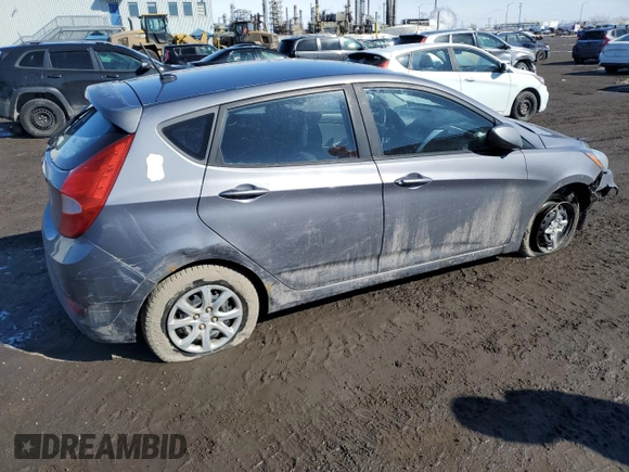 2014 Hyundai Accent GS with VIN KMHCT5AE3EU169436, listed as a Copart auction lot 45377195 with 177,435 mi miles and Salvage Title. Bid and sale history available at carsss.com. Image 3.