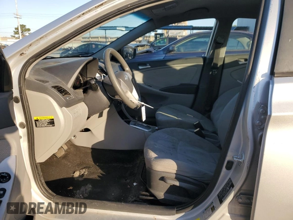 2013 Hyundai Accent GLS with VIN KMHCT4AE6DU523202, listed as a Copart auction lot 52568315 with 126,806 mi miles and Salvage Title. Bid and sale history available at carsss.com. Image 7.