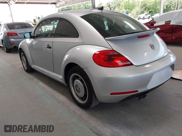 2015 Volkswagen Beetle Fleet Edition with VIN 3VWF17AT3FM654647, listed as a IAAI auction lot 42336350 with 44,312 mi miles and . Bid and sale history available at DreamBid. Image 3.