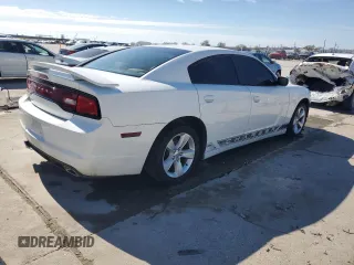 2013 Dodge Charger SE with VIN 2C3CDXBG5DH623754, listed as a Copart auction lot 46846175 with 187,841 mi miles and Salvage Title. Bid and sale history available at DreamBid. Image 3.