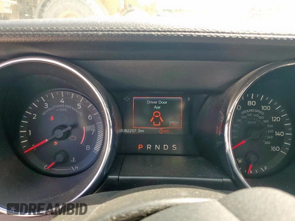 2016 Ford Mustang V6 with VIN 1FA6P8AM3G5278884, listed as a Copart auction lot 52386675 with 82,207 mi miles and Salvage title. Bid and sale history available at DreamBid. Image 9.