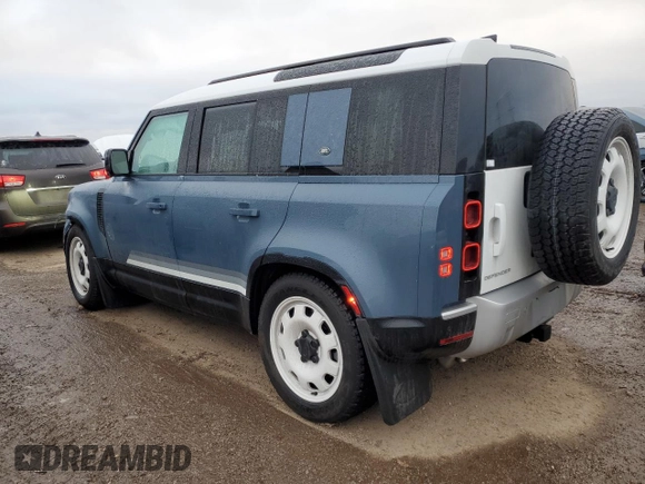 2024 Land Rover Defender S with VIN SALEJ7EU4R2330810, listed as a Copart auction lot 43918465 with 9,353 mi miles and Salvage title. Bid and sale history available at DreamBid. Image 2.
