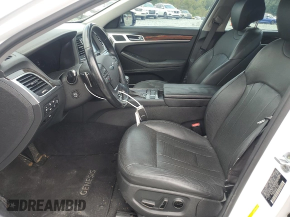 2018 Genesis G80 3.8L with VIN KMHGN4JE4JU238537, listed as a Copart auction lot 73044464 with 45,239 mi miles and Salvage Title. Bid and sale history available at carsss.com. Image 7.