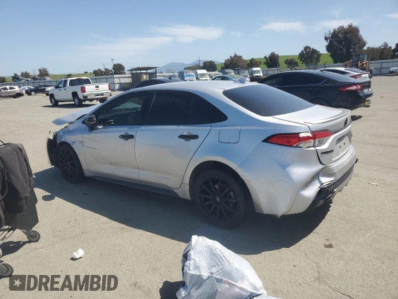 2020 Toyota Corolla SE with VIN JTDS4RCE0LJ044040, listed as a Copart auction lot 52443505 with 108,850 mi miles and Salvage Title. Bid and sale history available at carsss.com. Image 2.