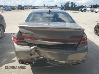 2021 Genesis G90 Ultimate z VIN KMTF54PH0MU085193, wystawiony jako Copart lot #59753175 z przebiegiem 27 934 mil mil oraz Szkoda całkowita • Salvage title. Historia ofert i sprzedaży dostępna na DreamBid. Obrazek 6.